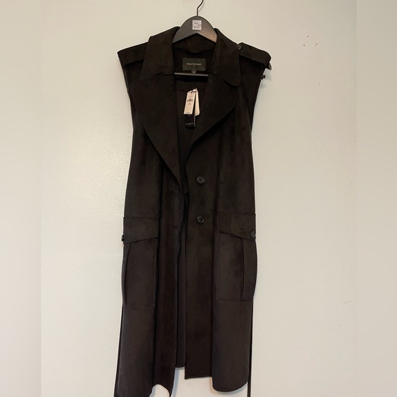Black faux suede women’s vest!!! - Picture 6 of 10